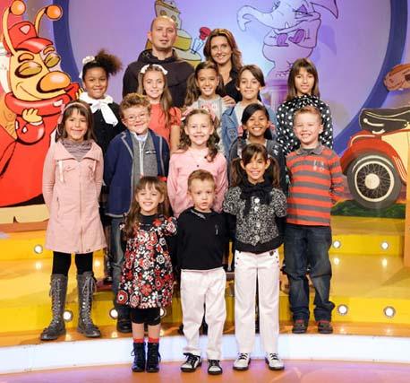 The children singing in the 51st edition of Zecchino d´Oro. 