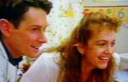 David Ratcliffe (Brett Climo) and Magda Heller (Melita Jurisic) in The Flying Doctors.