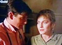 David Ratcliffe (Brett Climo) and Magda Heller (Melita Jurisic) in The Flying Doctors.