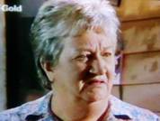 Pat Evison as Mrs. Violet Carnegie in The Flying Doctors. 