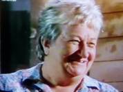 Pat Evison as Mrs. Violet Carnegie in The Flying Doctors. 