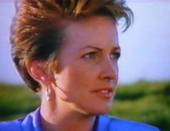 Liz Burch as dr. Chris Randall in The Flying Doctors.