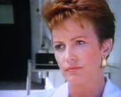 Liz Burch as dr. Chris Randall in The Flying Doctors.