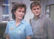 Geoff and Kate Standish (Robert Grubb and Lenore Smith) in The Flying Doctors.