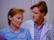 Geoff and Kate Standish (Robert Grubb and Lenore Smith) in The Flying Doctors.