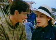 Brett Climo as dr. David Ratcliffe and Melita Jurisic as dr. Magda Heller in The Flying Doctors.