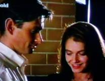 Brett Climo as dr. David Ratcliffe and Melita Jurisic as dr. Magda Heller in The Flying Doctors.