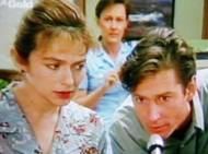 The Flying Doctors: Brett Climo as dr. David Ratcliffe, Melita Jurisic as dr. Magda Heller, and Lenore Smith as sr. Kate Standish. 