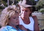Sam and Emma Patterson (Peter O´Brien and Rebecca Gibney) in The Flying Doctors.