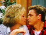 Sam and Emma Patterson (Peter OBrien and Rebecca Gibney) in The Flying Doctors