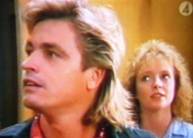 Sam and Emma Patterson (Peter OBrien and Rebecca Gibney) in The Flying Doctors.