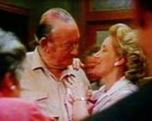 Maurie Fields as Vic Buckley and Val Jellay as Nancy Buckley in The Flying Doctors. 