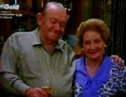 Maurie Fields as Vic Buckley and Val Jellay as Nancy Buckley in The Flying Doctors. 