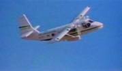 De Nomad, het vliegtuig waarmee de Flying Doctors hun bezoeken afleggen. 