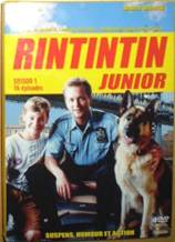 The French DVD-pack 1 of Katts and Dog: Rintintin Junior, starring Jesse Collins as Hank Katts, Andrew Bednarski as Stevie Katts, Rintintin, Denise Virieux as Rene Daumier, Dan Martin as Lou Adams and Denis Akiyama as Ron Nakemura. 